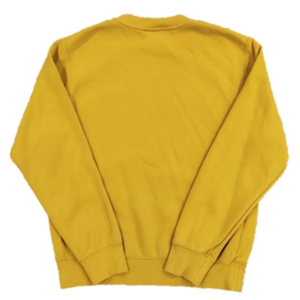Nike Yellow With White Embroidered Logo Sweatshirt